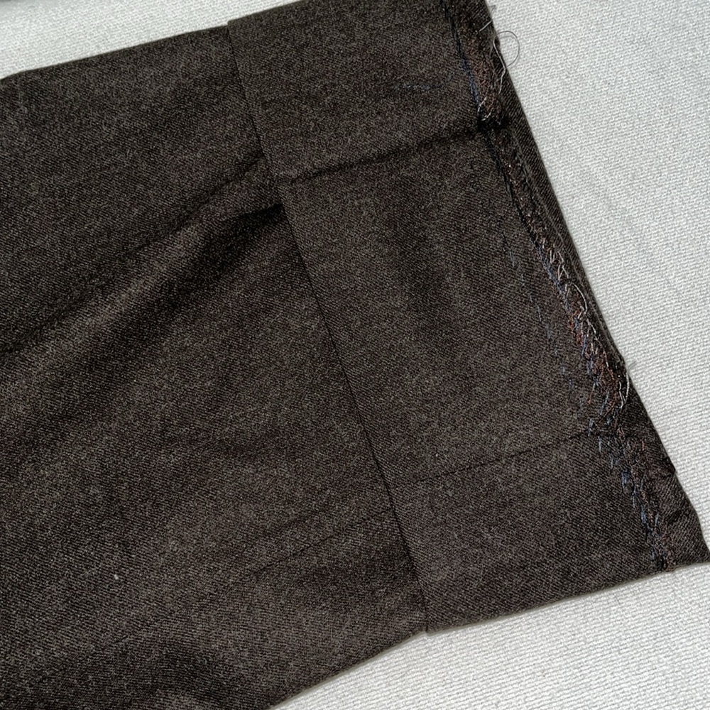 Canali Dress Pants Brown, VGUC, waist 37”, Inseam 30”. 100% Wool, made in Italy - Picture 15 of 16
